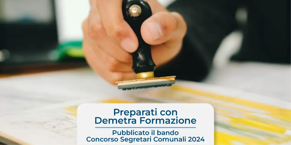 bando concorso segretari comunali 2024